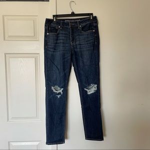 American Eagle Tomgirl Ripped Jeans